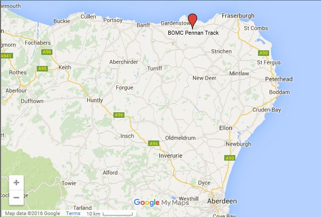 Pennan map